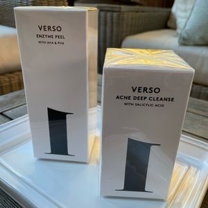 VERSO 2 Piece Set: Acne Deep Cleanse and Enzyme Peel